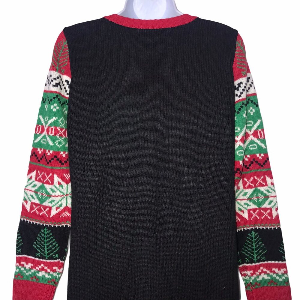 United States Sweaters Sweater Tunic Womens M Nordic Santa Claus Ugly Christmas - Picture 8 of 10